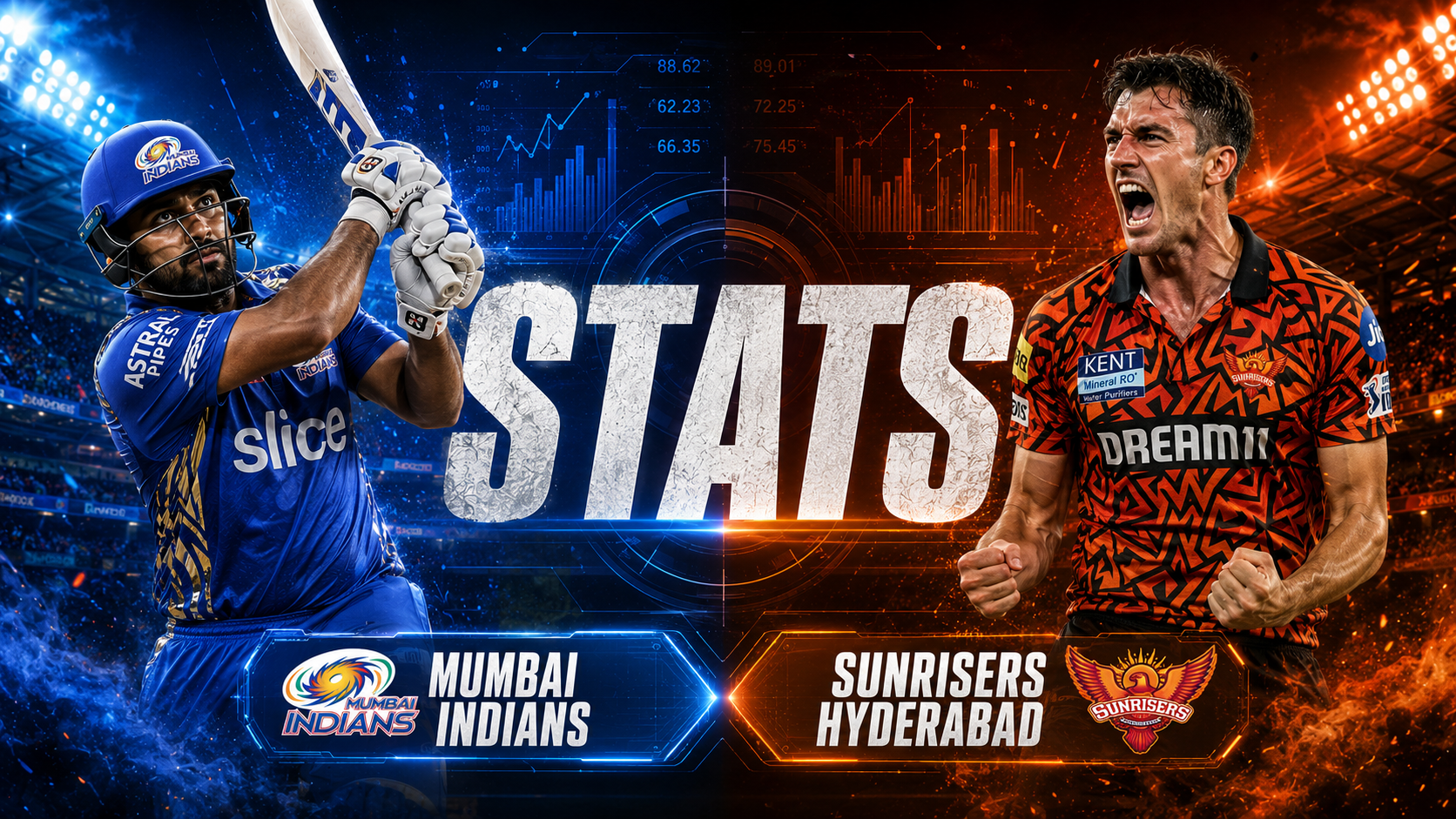 Mumbai Indians Vs Sunrisers Hyderabad Stats