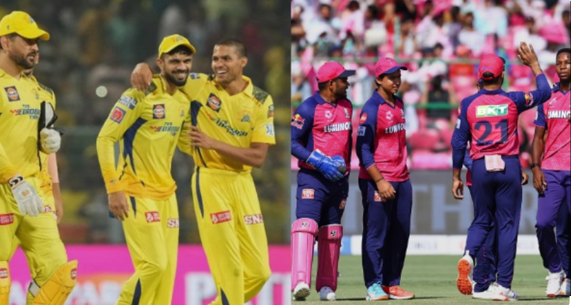 Rajasthan Royals Vs Chennai Super Kings Stats